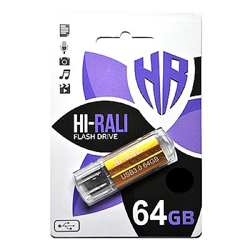 Флеш-накопитель USB 64GB Hi-Rali Corsair Series Bronze (HI-64GBCORBR)