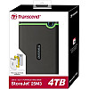 Накопичувач зовнішній HDD ext 2.5" USB 4.0TB Transcend StoreJet 25M3 Iron Gray Slim (TS4TSJ25M3S)