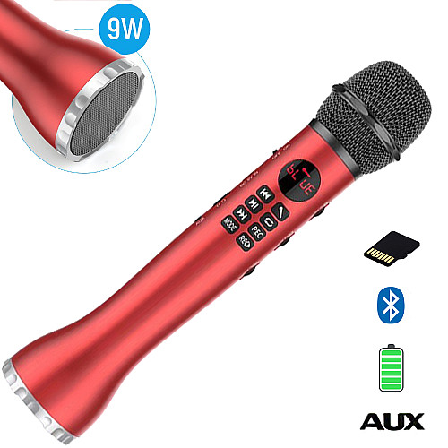 Бездротовий мікрофон для караоке Bluetooth Magic Karaoke L 598 Червоний