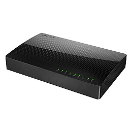 Коммутатор (свитч) Tenda SG108 (Черный, 8 LAN портов, 10/100/1000 Мбит/с)