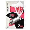 Флеш-накопитель USB 2GB Hi-Rali Rocket Series Silver (HI-2GBRKTSL)