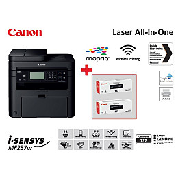 МФУ А4 ч/б Canon i-SENSYS MF237w з Wi-Fi (1418C170AA) + 2 картриджі Canon 737