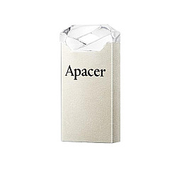 Флеш-накопитель USB 64GB Apacer AH111 Silver/Crystal (AP64GAH111CR-1)