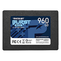 Накопитель SSD 960GB Patriot Burst Elite 2.5" SATAIII TLC (PBE960GS25SSDR)