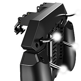 Бездротовий геймпад тригер для смартфонів з вентилятором Sundy Union PUBG Mobile AK77 без акумулятора