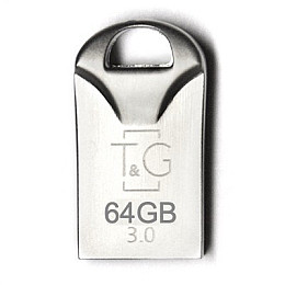 Флеш-накопитель USB3.0 64GB T&G 106 Metal Series Silver (TG106-64G3)