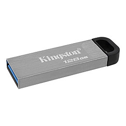 Флеш-накопитель USB3.2 128GB Kingston DataTraveler Kyson Silver/Black (DTKN/128GB)