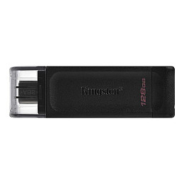Флеш-накопитель USB3.2 128GB Type-C Kingston DataTraveler 70 Black (DT70/128GB)