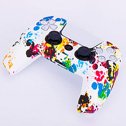 Защитный силиконовый чехол Urban Dreams на геймпад PS5 Dualsense для Sony PlayStation 5 + Набор стиков (PIA002)