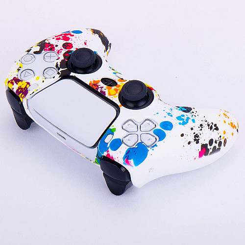 Защитный силиконовый чехол Urban Dreams на геймпад PS5 Dualsense для Sony PlayStation 5 + Набор стиков (PIA002)