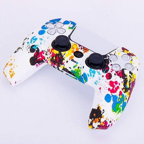 Защитный силиконовый чехол Urban Dreams на геймпад PS5 Dualsense для Sony PlayStation 5 + 2 Стика (PIA008)