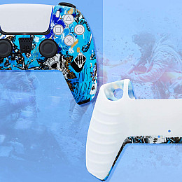 Комплект защитных силиконовых чехолов Urban Dreams на контроллер PS5 Dualsense для Sony PlayStation 5 + Набор стиков (PIA010)