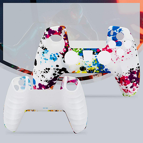 Комплект защитных силиконовых чехолов Urban Dreams на контроллер PS5 Dualsense для Sony PlayStation 5 + Набор стиков (PIA010)