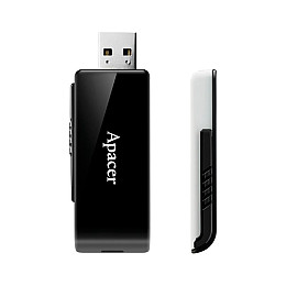 Флеш-накопитель USB3.0 64GB Apacer AH350 Black (AP64GAH350B-1)