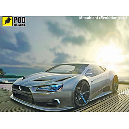 Коврик для мыши Podmyshku Mitsubishi