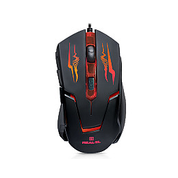 Мышь REAL-EL RM-520 Gaming Black USB UAH