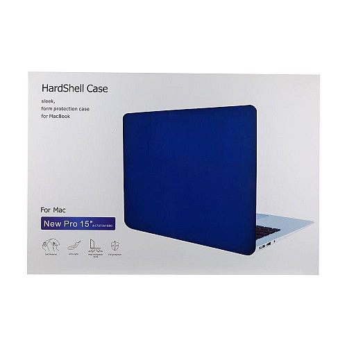 Чехол накладка Crystal Case для Apple Macbook Pro 15.4 Blue
