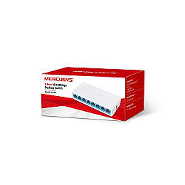 Комутатор на 8 портів MERCUSYS 10/100/MS108 неуправляємий