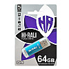 Флеш-накопитель USB 64GB Hi-Rali Rocket Series Blue (HI-64GBVCBL)