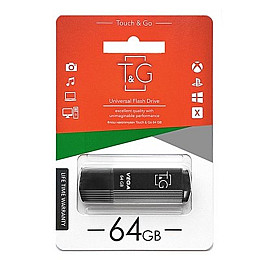 Флеш-накопитель USB 64GB T&G 121 Vega Series Black (TG121-64GBBK)