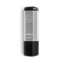 Флеш-накопитель USB 64GB T&G 121 Vega Series Silver (TG121-64GBSL)