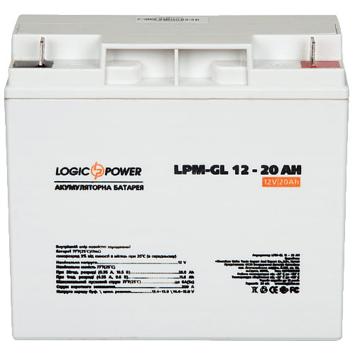 Акумулятор гелевий LogicPower LPM-GL 12 - 20 AH