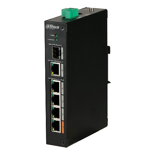 4-портовий POE комутатор Dahua DH-PFS3106-4ET-60
