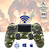 Беспроводной геймпад Play Station Dualshock 4 Wireless Bluetooth джойстик для приставки PS4 Green Camouflage