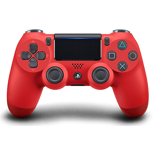 Беспроводной геймпад Play Station Dualshock 4 Wireless Bluetooth джойстик для приставки PS4 Red Красный