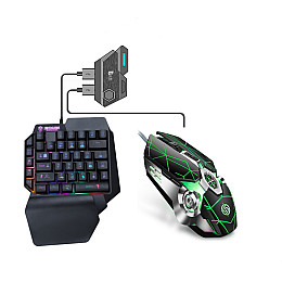 Мобільний ігровий Bluetooth 5.0 адаптер з ігровою клавіатурою та мишкою Union Sundy PUBG Mobile Mix SE