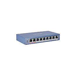 8-портовий неуправляємий POE комутатор Hikvision DS-3E0109P-E (C)