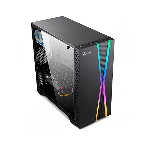 Корпус Golden Field Phantom M8B Black без БП