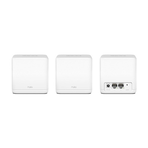 Бездротовий маршрутизатор Mercusys Halo H30G(3-pack) (AC1300, 2хGE WAN/LAN, Beamforming, MESH, 3-pack)