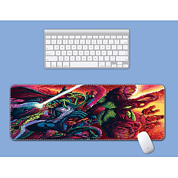 Игрова поверхня для комп'ютерної миші та клавіатури UKC 80х30 см Monster012