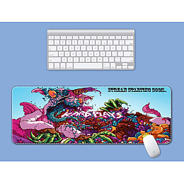 Игрова поверхня для комп'ютерної миші та клавіатури UKC 80х30 см Monster014