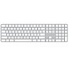 Клавиатура Apple Magic Keyboard with Touch ID and Numeric Keypad for Mac models with Apple silicon (MK2C3)