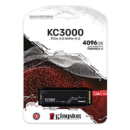 Накопитель SSD Kingston KC3000 4TB M.2 2280 PCIe 4.0 x4 NVMe 3D TLC (SKC3000D/4096G)