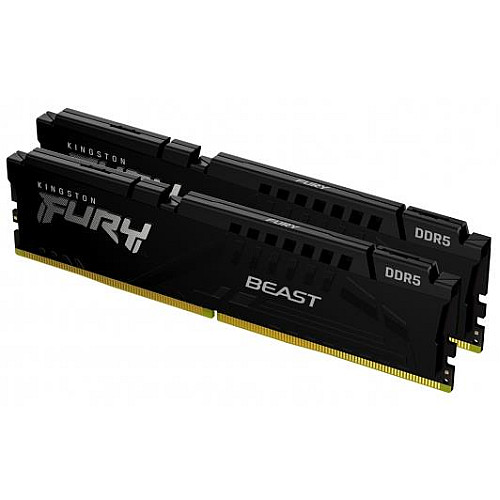 Модуль пам'яті DDR5 2x16GB/5600 Kingston Fury Beast Black (KF556C40BBK2-32)
