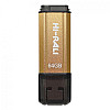Флеш-накопитель USB 64GB Hi-rali Stark Series Gold (HI-64GBSTGD)