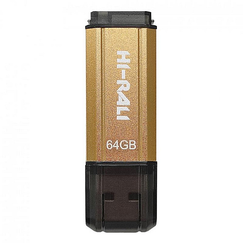 Флеш-накопитель USB 64GB Hi-rali Stark Series Gold (HI-64GBSTGD)