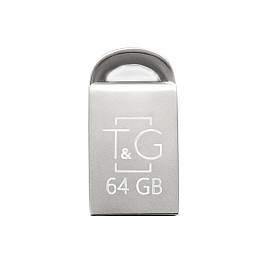 Флеш память T&G USB 2.0 64GB Metal 107 Steel