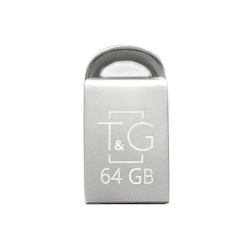 Флеш память T&G USB 2.0 64GB Metal 107 Steel