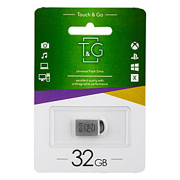 Флеш память T&G USB 2.0 32GB Metal 107 Steel
