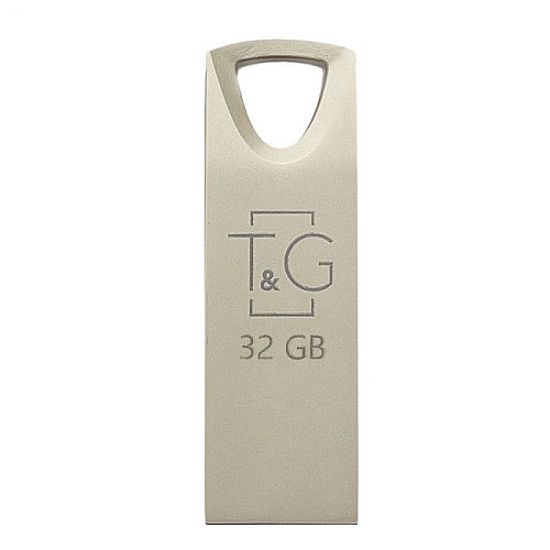 Флеш память T&G USB 2.0 32GB Metal 117 Steel