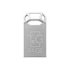 Флеш память T&G USB 2.0 64GB Metal 110 Steel
