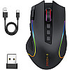 Мышь беспроводная игровая Union с аккумулятором и подсветкой 2.4 gHz E-YOOSO X11 Black