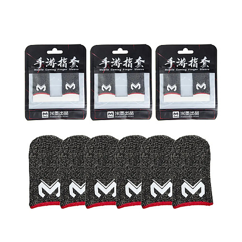 Напальчники игровые геймерские Memo Pro для смартфона/планшета Pubg mobile CoD free fire 3 пары