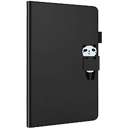 Чехол-книжка Animal Wallet Apple iPad Mini 6 Wake / Sleep Panda Черный