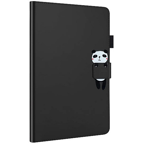 Чехол-книжка Animal Wallet Apple iPad Mini 6 Wake / Sleep Panda Черный