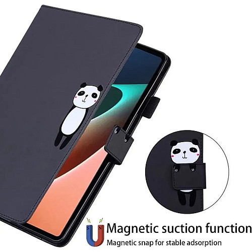 Чехол-книжка Animal Wallet Xiaomi Redmi Pad 10.61 Panda Черный